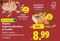 Lidl Playtive Juguetes educativos oferta