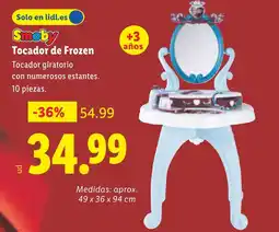 Lidl SMOBY Tocador de Frozen oferta