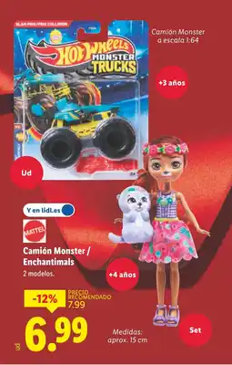 Lidl Camión Monster / Enchantimals oferta
