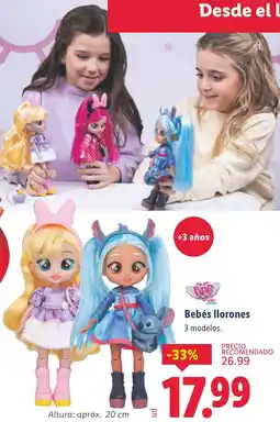 Lidl Bebés llorones oferta