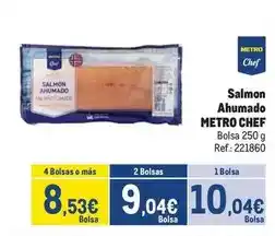 Makro Chef select - salmon ahumado oferta