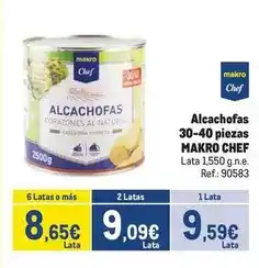 Makro Chef select - alcachofas oferta