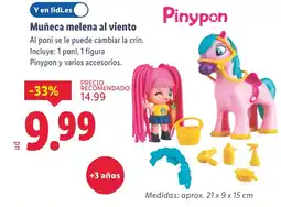 Lidl Muñeca melena al viento oferta