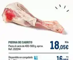 Makro Pierna de cabrito oferta