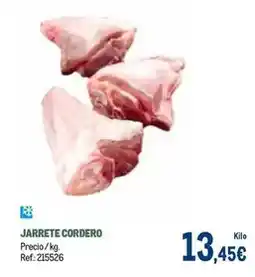 Makro Jarrete cordero oferta