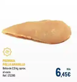Makro Pechuga pollo amarillo oferta