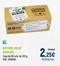 Makro Beyond - meat burger oferta