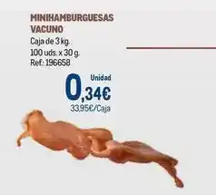 Makro Minihamburguesas vacuno oferta