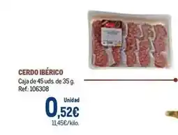 Makro Cerdo ibérico oferta