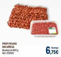 Makro Prep picada boloñesa oferta