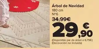 Carrefour Arbol de navidad oferta