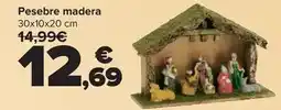 Carrefour Pesebre madera oferta