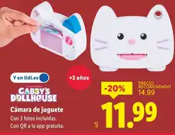Lidl Cámara de juguete oferta