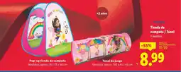 Lidl Tienda de campaña / Túnel oferta