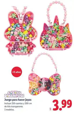 Lidl Juego para hacer joyas oferta