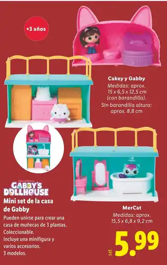 Mini set de la casa de Gabby