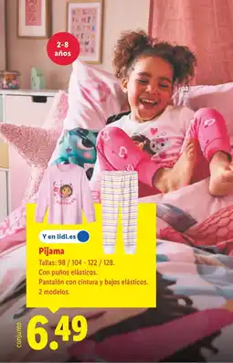 Lidl Pijama oferta