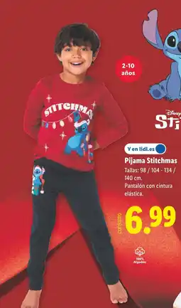 Lidl Pijama Stitchmas oferta