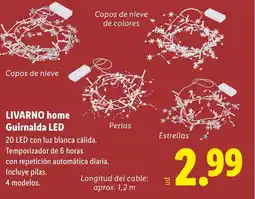 Lidl LIVARNO HOME Guirnalda LED oferta