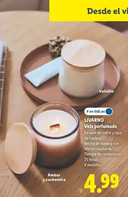 Lidl LIVARNO HOME Vela perfumada oferta