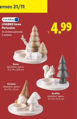 Lidl LIVARNO HOME Portavelas oferta