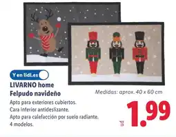 Lidl LIVARNO HOME Felpudo navideño oferta