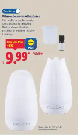 Lidl Difusor de aroma ultrasónico oferta