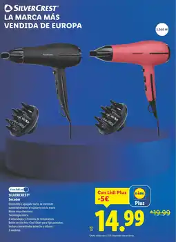 Lidl SILVERCREST Secador oferta