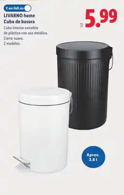 Lidl LIVARNO HOME Cubo de basura oferta