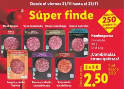 Lidl Hamburguesas oferta
