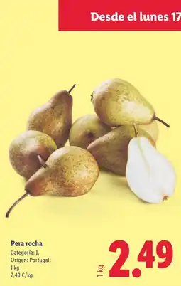 Lidl Pera rocha oferta