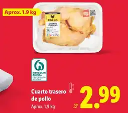Lidl Cuarto trasero de pollo oferta