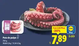 Lidl Pata de pulpo oferta