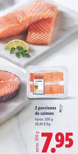 Lidl 2 porciones de salmón oferta