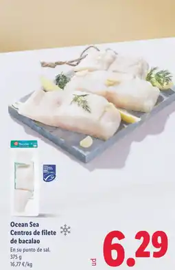 Lidl Ocean Sea Centros de filete de bacalao oferta