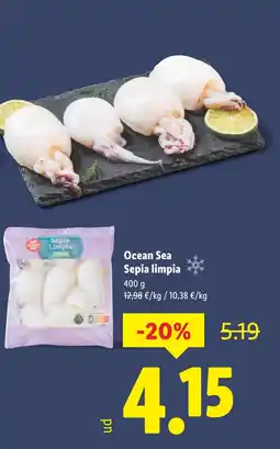 Lidl Ocean Sea Sepia limpia oferta