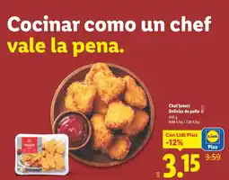 Lidl Chef Select Delicias de pollo oferta