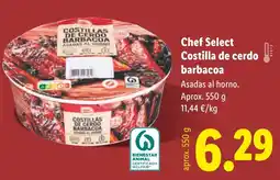 Lidl Chef Select Costilla de cerdo barbacoa oferta