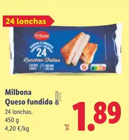 Lidl MILBONA Queso fundido oferta