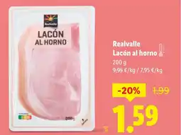 Lidl REALVALLE Lacón al horno oferta