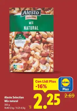 Lidl ALESTO Selection Mix natural oferta