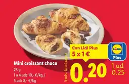 Lidl Mini croissant choco oferta