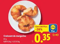 Lidl Croissant de margarina oferta