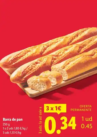 Barra de pan