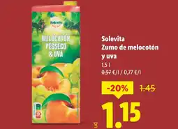 Lidl SOLEVITA Zumo de melocotón oferta