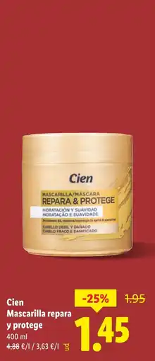 Lidl CIEN Mascarilla repara y protege oferta