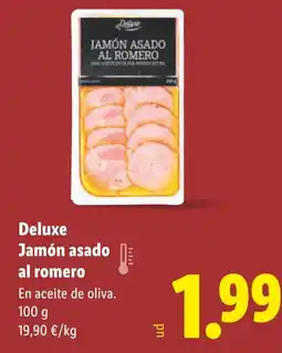 Lidl DELUXE Jamón asado al romero oferta
