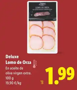 Lidl DELUXE Lomo de Orza oferta