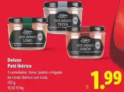 Lidl DELUXE Paté ibérico oferta