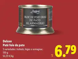 Lidl DELUXE Paté foie de pato oferta